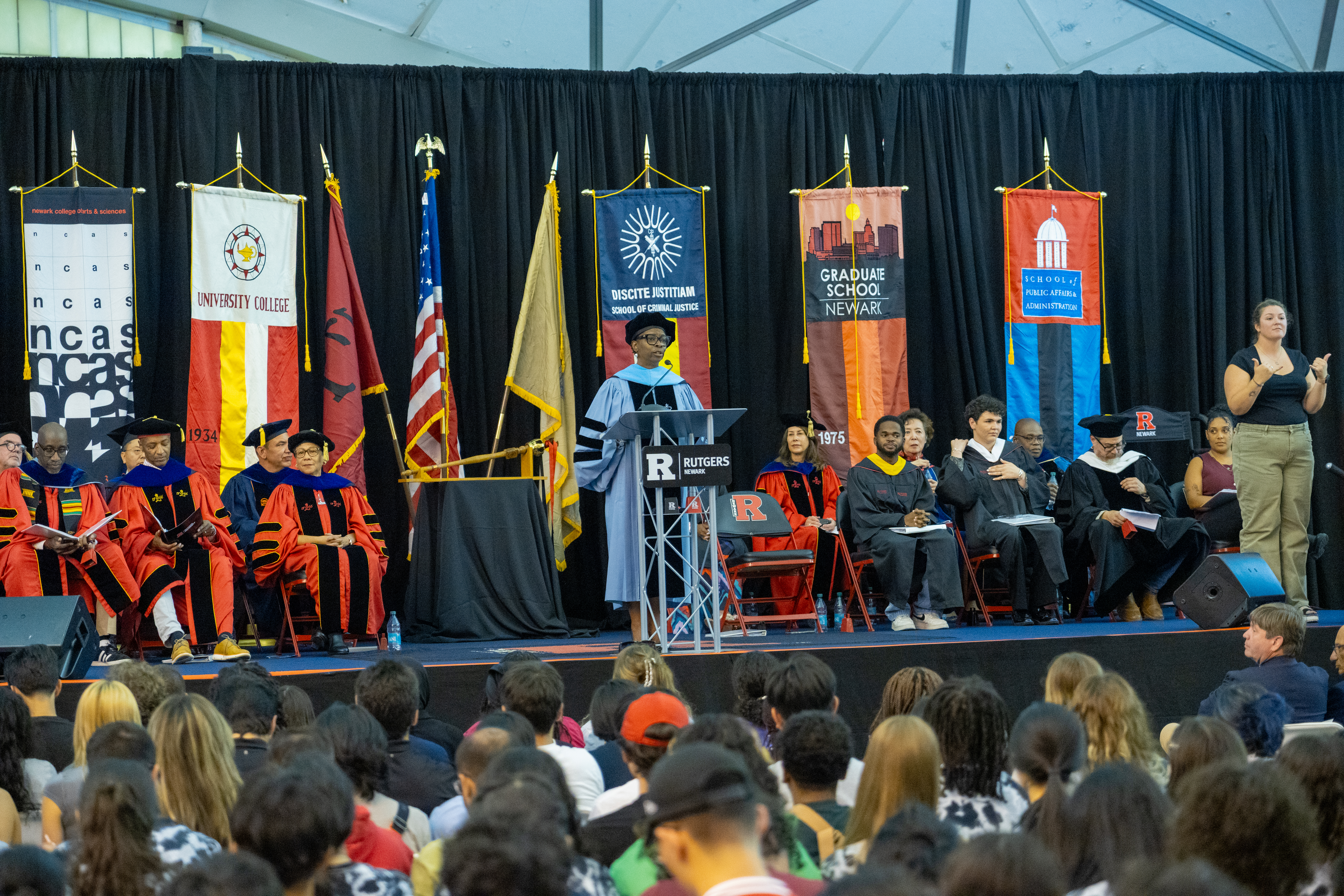 (Convocation 2025, Rutgers-Newark, Photographer: Fred Sly/Pocstock)