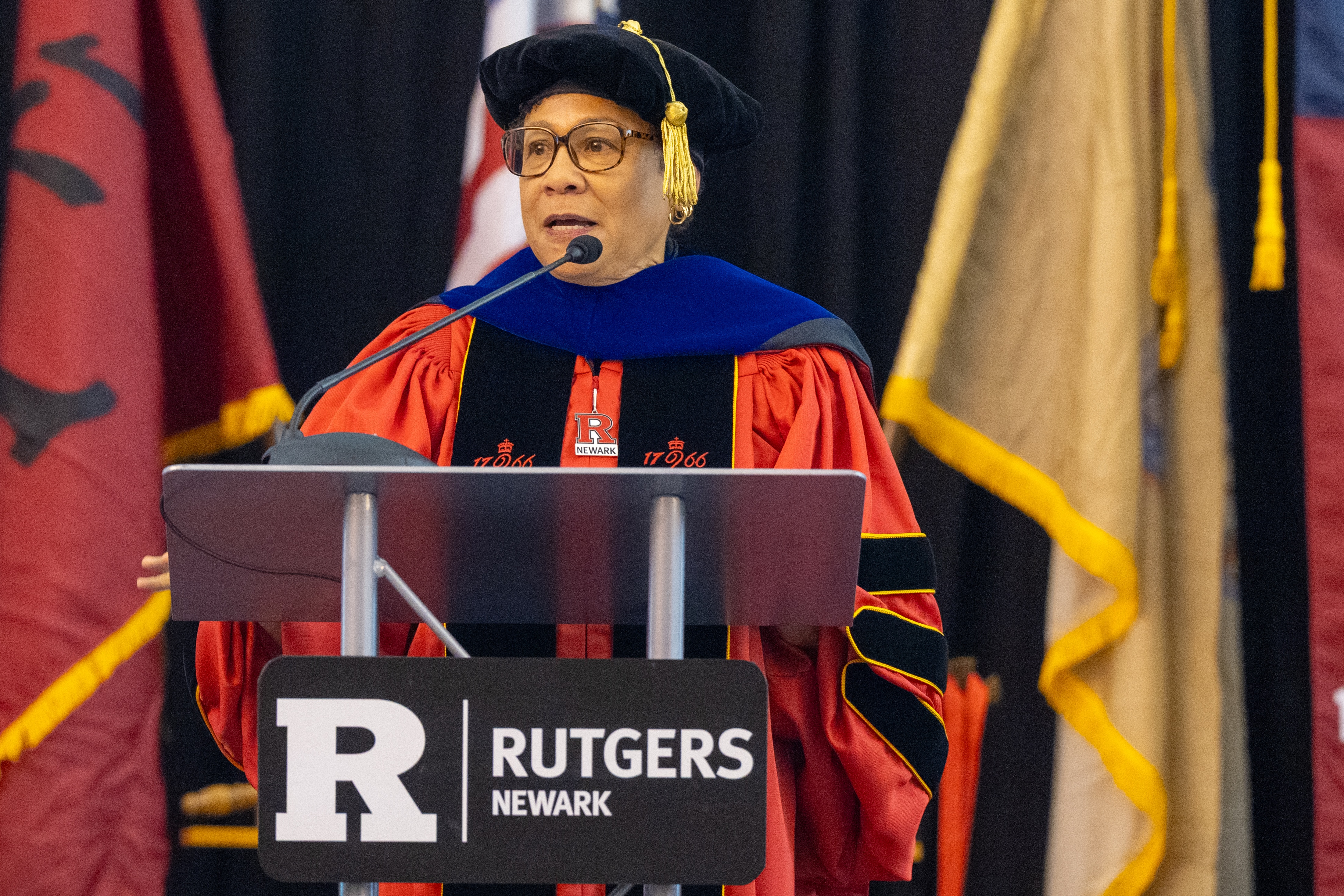 (Convocation 2025, Rutgers-Newark, Photographer: Fred Sly/Pocstock)